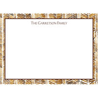 Herringbone Flat Note Cards