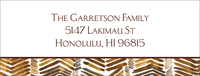 Herringbone Return Address Labels