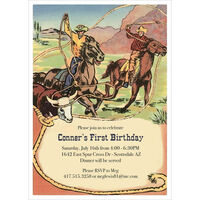 Retro Cowboys Invitations