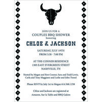 Black Steer Invitations