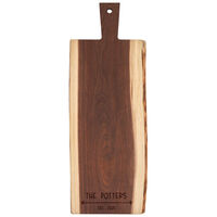 Single Handle Walnut 20-inch Charcuterie Board