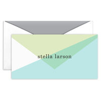 Chic Abstract Folded Monarch Cards