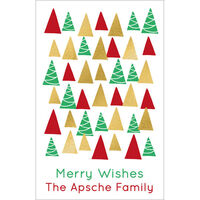 Modern Tree Flat Gift Enclosures