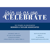 Color Block Invitations