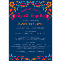 Fiesta Bridal Shower Invitations