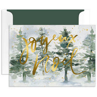 Joyeux Noel Folded Holiday Cards