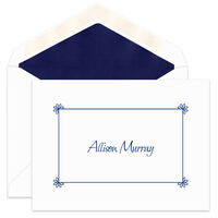 Floral Marquee Foldover Note Cards