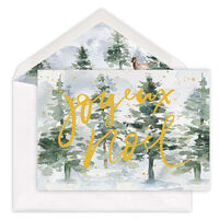 Joyeux Noel Folded Holiday Cards