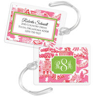 Chinoiserie Luggage Tags