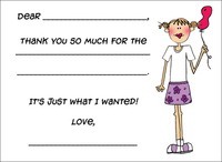 Customized Design Your Own Thank You Note Cards