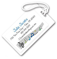 Party Tunes Luggage Tags