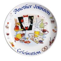 Personalized  Pottery Celebration Plate