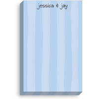 Eloise Blue Stripe Notepads