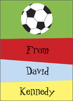 Soccer Stripe Gift Stickers