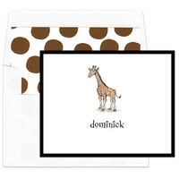 Giraffe Foldover Note Cards