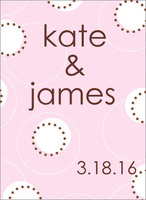Pink Dials Gift Stickers