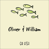 Go Fish Gift Tag on Recycled Stock or Vinyl Label