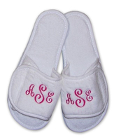 Spa Slippers with Initials