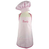 Children's Chef Apron & Hat Set-Pink