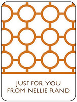 Circle Grid Large Gift Stickers
