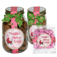 Personalized Pink Buggy Favors or Gifts