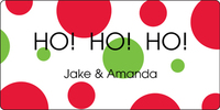 Red & Green Polka Dot Gift Stickers