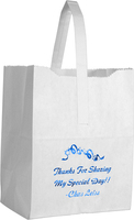 Design Your Own White Paper Tote Bags