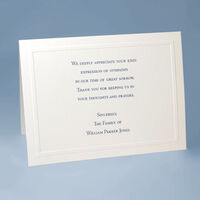 Traditional Parker Folded Sympathy Cards