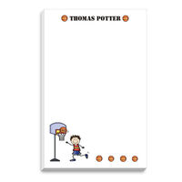 Basketball Full Color Notepad