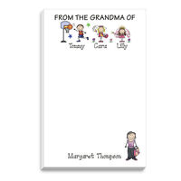 From the Grandma/Grandpa Full Color Large Notepad