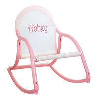 Pink Framed Children's Rocking Chair
