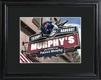 Houston Texans Pub Sign with Wood Frame