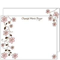 Chantal Marie White Flat Note Cards