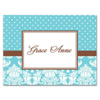 Flame Blue Note Cards
