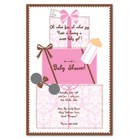 Gifts Pink Invitations