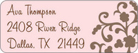 Chic Gown Return Address Labels
