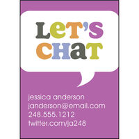 Let's Chat Calling Cards