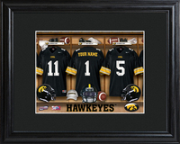 Iowa Hawkeyes Football Locker Room Photo