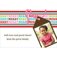 Merry Merry Photo Gift Stickers