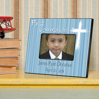 Blue Light of God First Communion Picture Frames