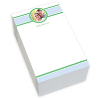 Light Blue Stripe Chunky Notepads