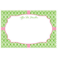 Bamboo Green Flat Note Cards