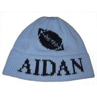 Personalized Football Knit Hat