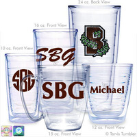 Brown University Personalized Tumblers