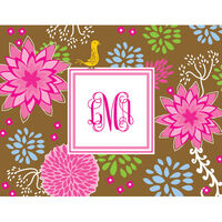 Birds in the Midst Monogram Folded Note Cards