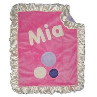 Personalized Bubbles Car Seat Blanket