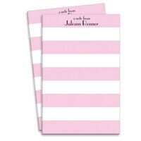 Pale Pink Stripe Notepad