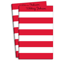Red Stripe Notepad