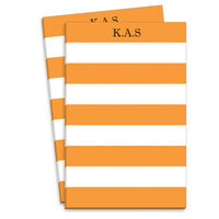 Orange  Stripe Notepad