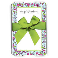 Wild Flowers Memo Sheets with Acrylic Holder